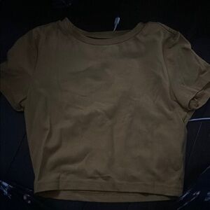 Wild Fable Olive Crop Top